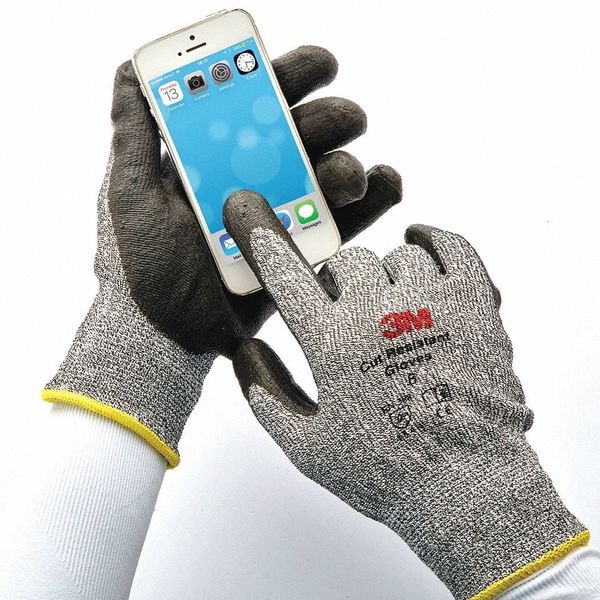 Cut Resistant Coated Gloves, Cut Level 3 , Foam Nitrile , L 72 PK