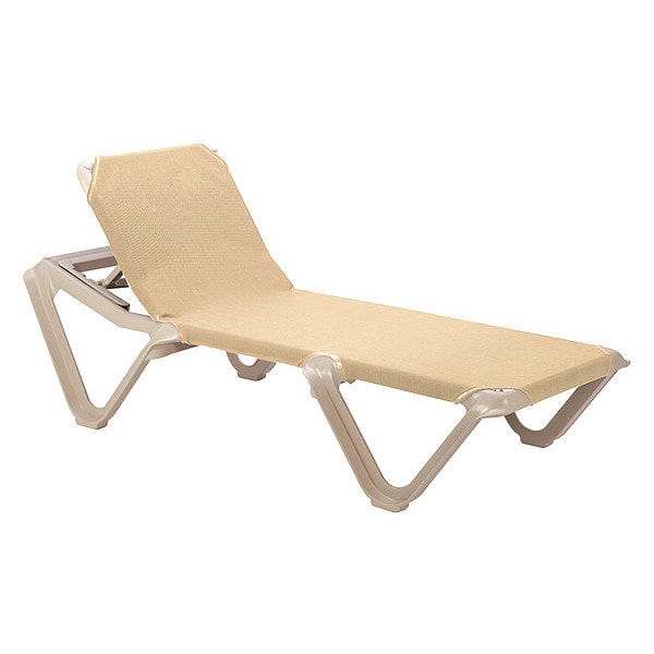 Nautical Sling Chaise, Khaki/Sndstn, PK2