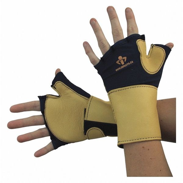 Impact Glove, Grain Wrist Support, S, PR
