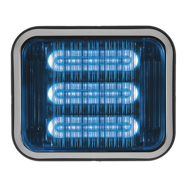 LED PrizmIi, Bezel, Colord Lens, Blue, 7"X9"