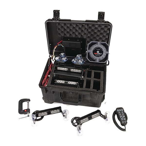 Portable Self Contend Light/Siren Kit, H2 Convert
