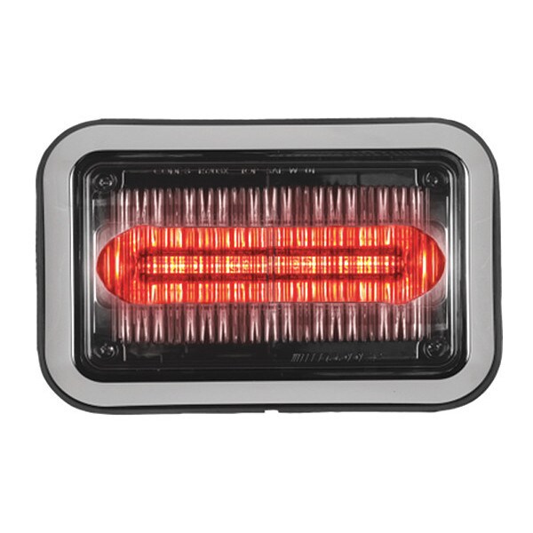 LED PrizmIi, Bezel, Red, 4"X6"