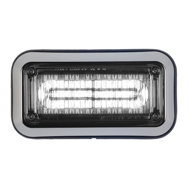 LED PrizmIi, Bezel, White, 3"X7"
