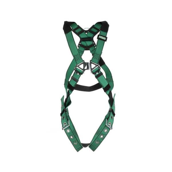 V-FORM Full Body Harness, 2XL, 400 lb., Quick-Connect Chest/ Tongue Leg Straps, Back, Hips D-Ring