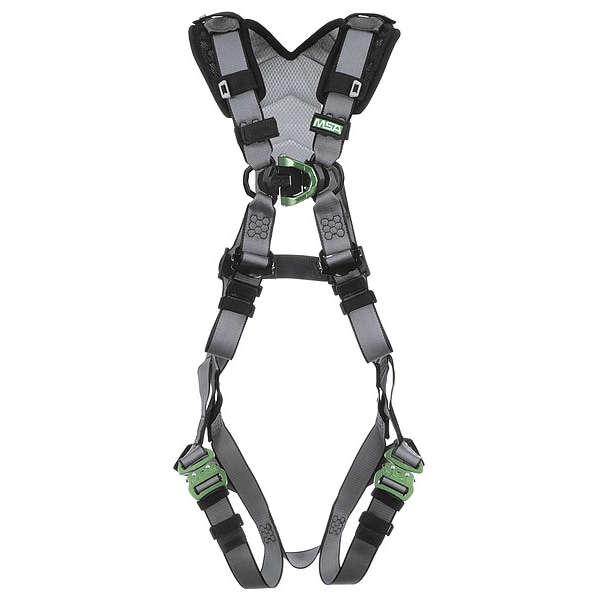 V-FIT Full Body Harness, 2XL, 400 lb., Quick-Connect Chest/ Quick-Connect Leg Straps