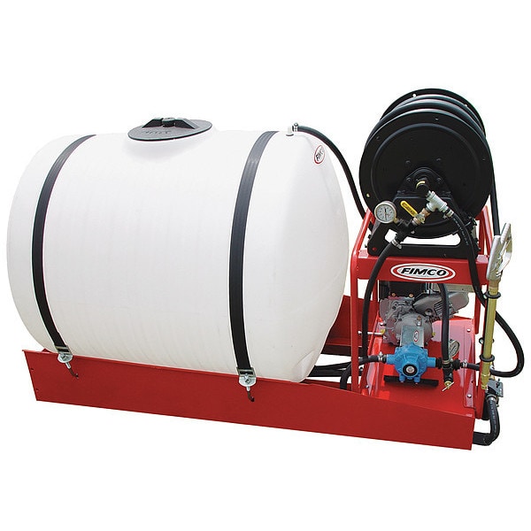200 Gallon Skid Sprayer with Electric Hose Reel