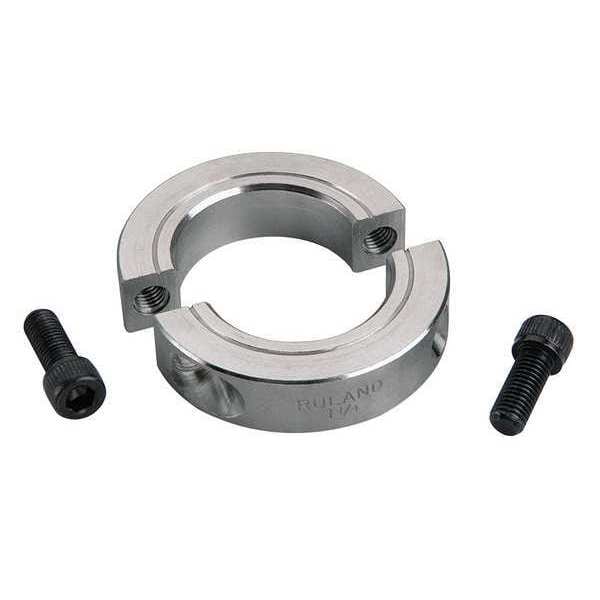 Shaft Collar, Clamp, 2Pc, 50mm, Alum