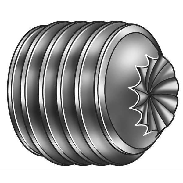 Sckt Set Scr, Knurl Cup, 5/16-18x1/2, PK100