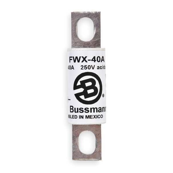 Semiconductor Fuse, FWH-A Series, 40A, Fast-Acting, 500V AC, Bolt-On