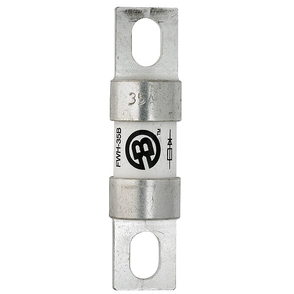 Semiconductor Fuse, 35A, Fast-Acting, 500V AC, Bolt-On