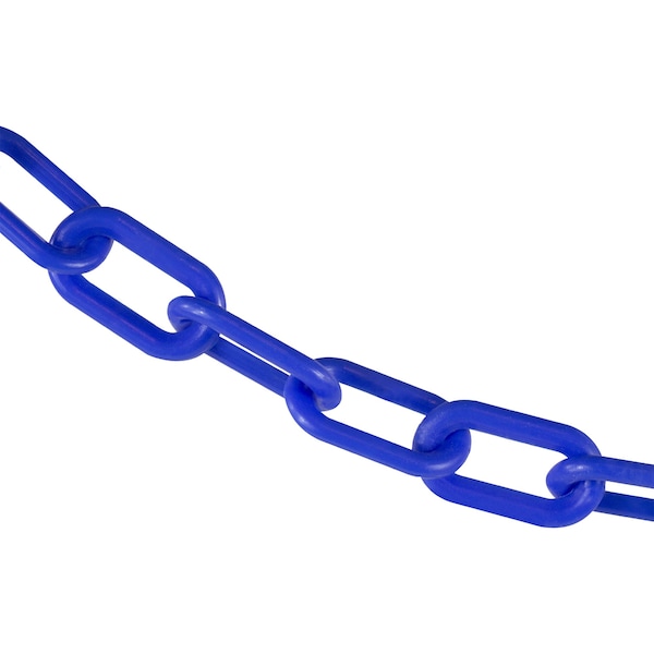 2" x 10' Blue Plastic Safety Chain