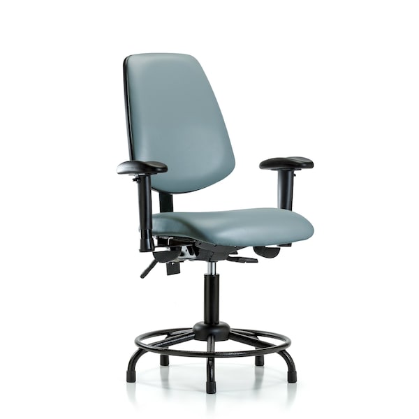 Vinyl Chair, Vinyl, Adjustable Arms