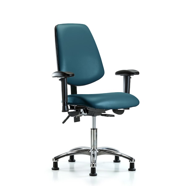 Vinyl Chair, Vinyl, Adjustable Arms