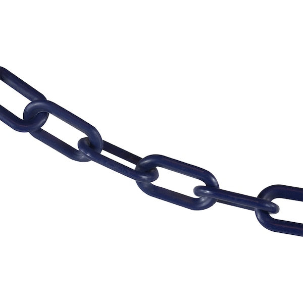 2" x 200' Cobalt Blue Plastic Safety Chain