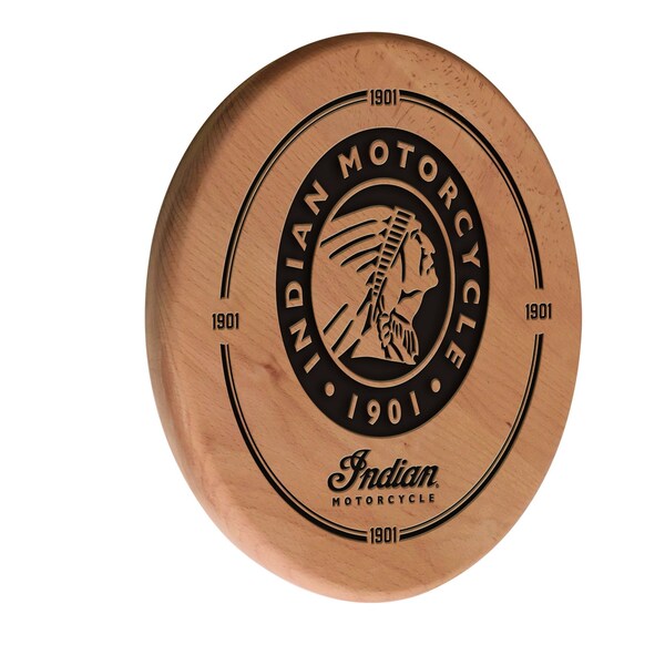 Indian Motorcycle 13" Laser Engraved Solid Wood Sign