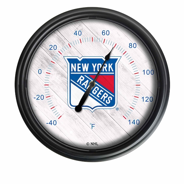 New York Rangers Indoor/Outdoor LED Thermometer