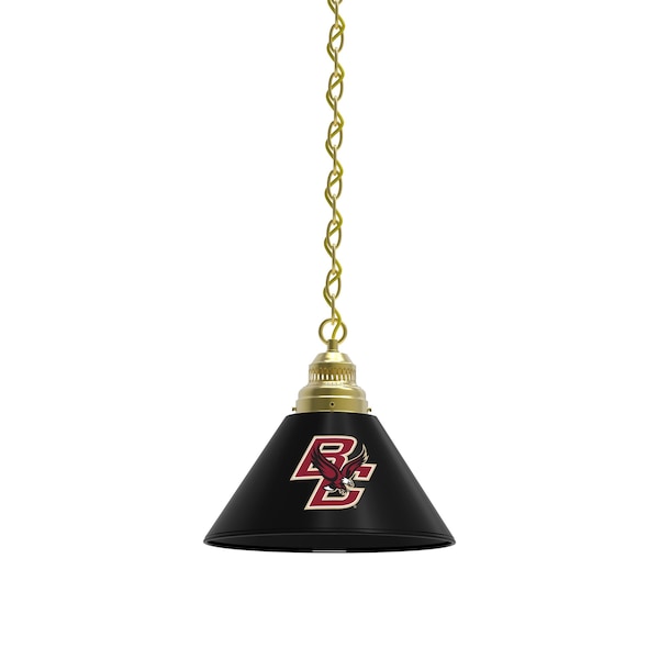 Boston College Pendant Light, Brass Fixture