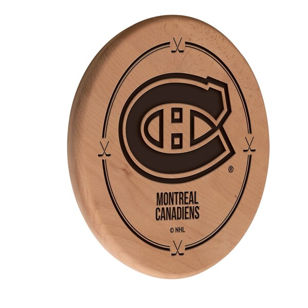 Montreal Canadiens 13" Laser Engraved Solid Wood Sign