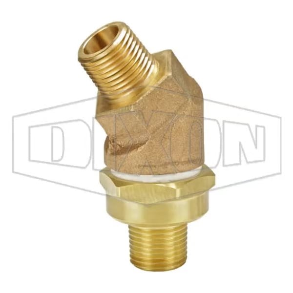 Ball Drip Angle Valve, 3/4 x 3/4 in Nominal, MNPT x MNPT End Style, 175 psi Pressure, Brass Body