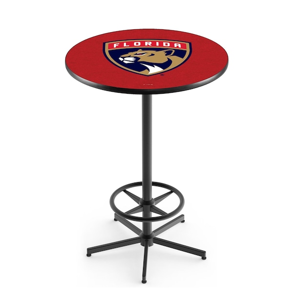 42" Black Florida Panthers Pub Table