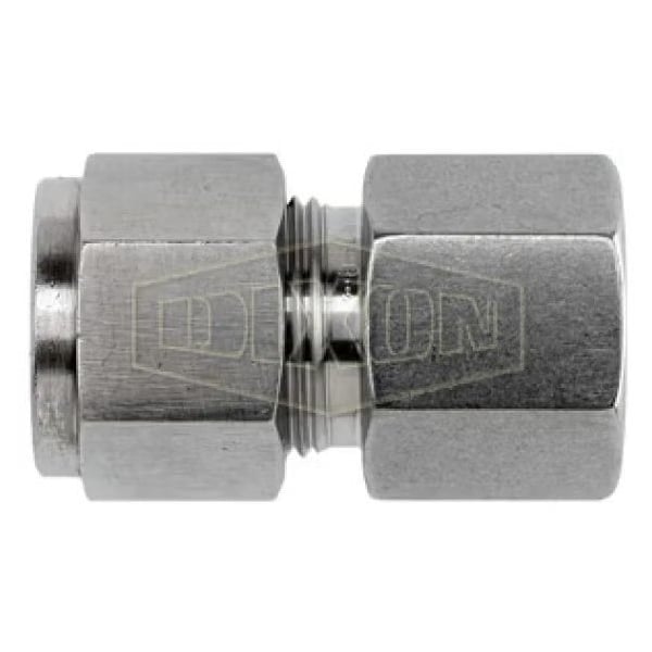 The Right Connection Instrumentation Connector, 3/8 in x 1/4-18 Nominal, Tube x FNPT End Style, 316