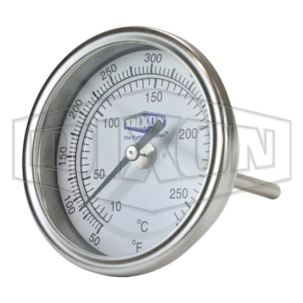 Model 30 Thermometer, 50 to 500DegF, 1 % Accuracy, 1/2 in MNPT Connection