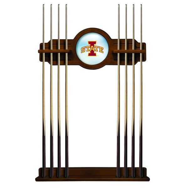 Iowa State Cue Rack in Chardonnay Finish
