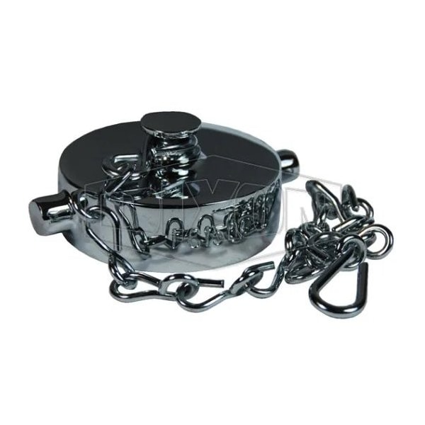 Pin Lug Cap, 2-1/2 in, Female NST NH, Brass, Domestic