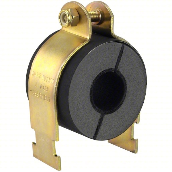 Insulated Strut Clamp, 3 1/2"OD, 6 3/4"W