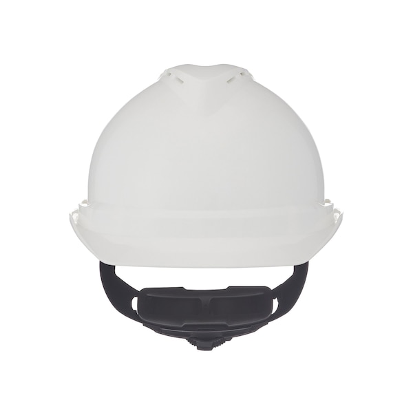 Front Brim Hard Hat, V-Gard 500, Vented, Type 1, Class C, Fas-Trac Ratchet Suspension, White