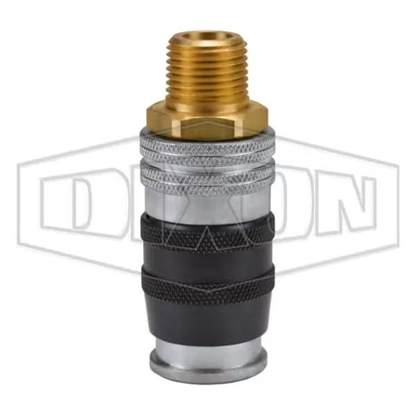 Parker by  E-Z-mate Industrial Quick Disconnect Coupler, 3/4-14 Nominal, 300 psi Pressure, Steel, Do