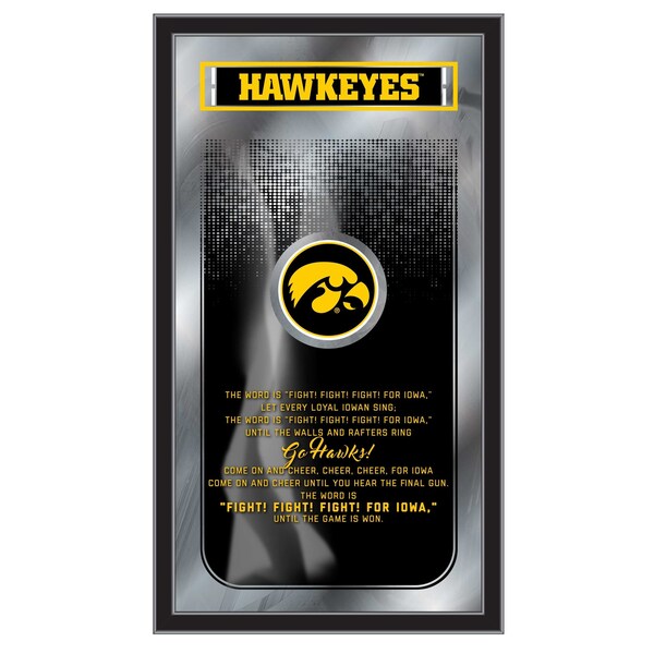 Iowa 26" x 15" Fight Song Mirror