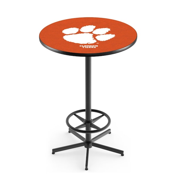 42" Black Clemson Pub Table