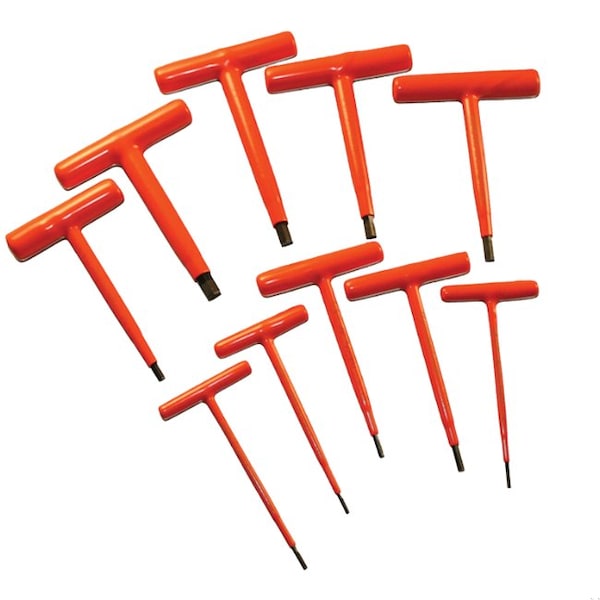 10Pc Metric THandle Wrench Set