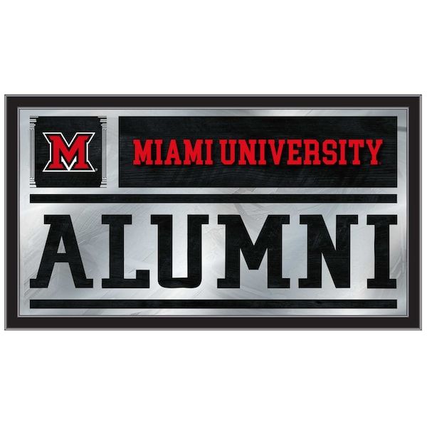 Miami (OH) 26" x 15" Alumni Mirror