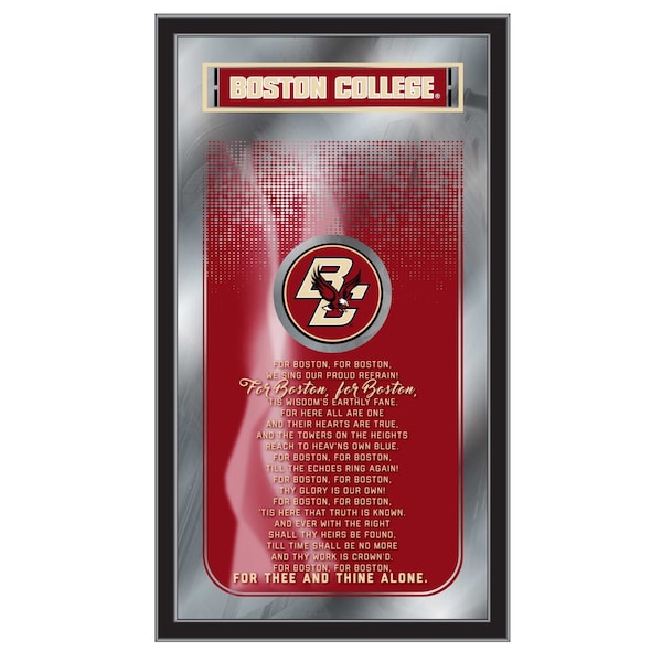 Boston College 26" x 15" Fight Song Mirror