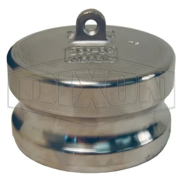 Boss-Lock Type DP Cam and Groove Dust Plug, 6 in Nominal, 316 SS, Domestic