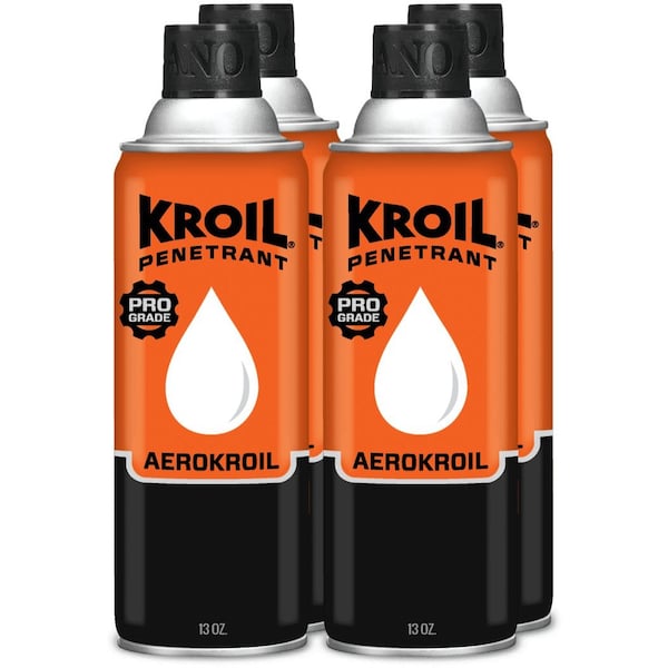 13 Oz. Penetrant Original (aka AeroKroil), Penetrating Oil Aerosol, Penetrant, Multipurpose, 4PK