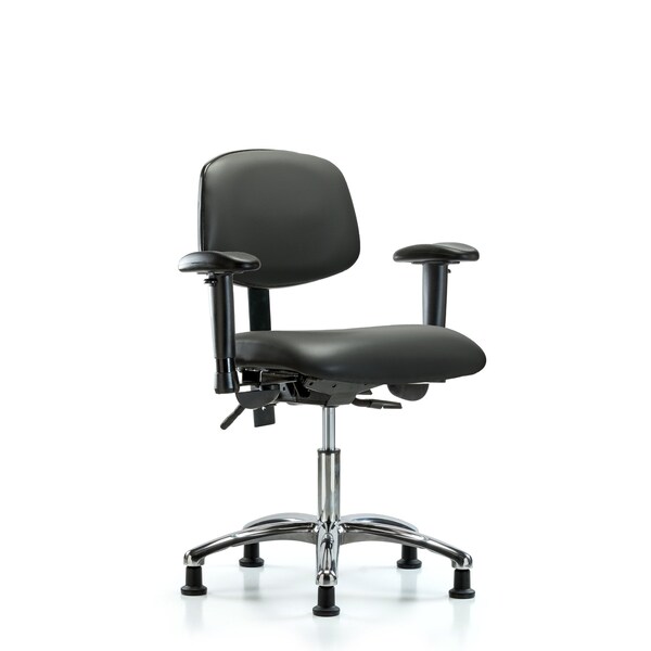 Vinyl Chair, Vinyl, Adjustable Arms