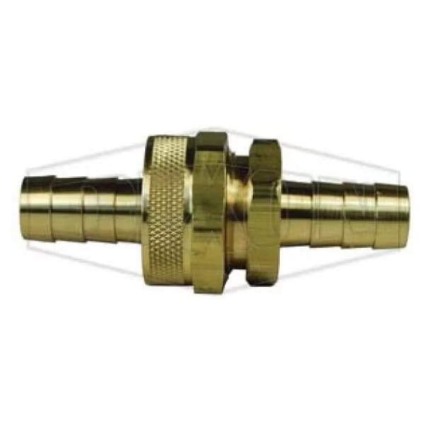 Short Shank Garden Hose Thread Complete Coupling, 3/4-11-1/2 x 3/4 in Nominal, Garden Hose Thread x