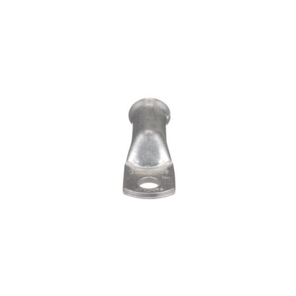 One-Hole Compression Lug, Standard Barrel, Copper, Silver, 100 PK