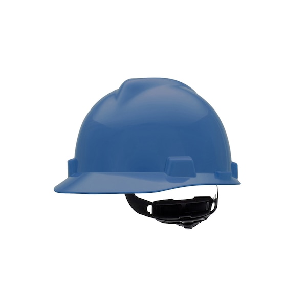 V-Gard Slotted Cap, HDPE, Fas-Trac III Suspension, Type I, Class E, Blue (22in L x 17.3in W)