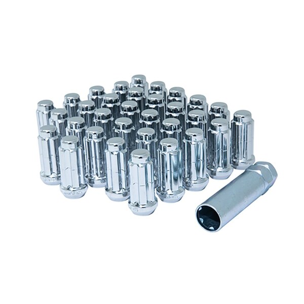 8 Lug Kit 916 x 18 Thread Size 60 Degree Conical Spline Drive Spline Drive Acorn