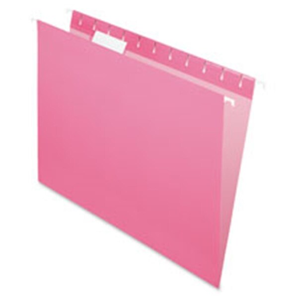 Essentials Pink Hanging Folder, Pink