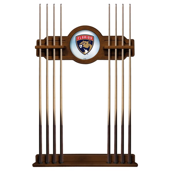 Florida Panthers Cue Rack in Chardonnay Finish