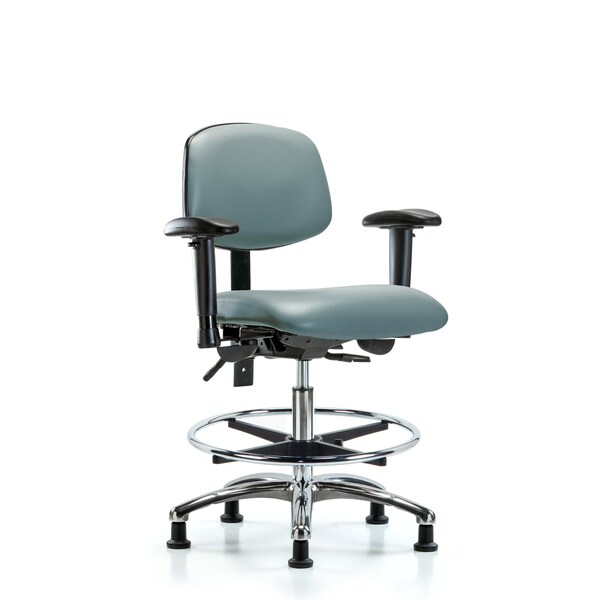 Vinyl Chair, Vinyl, Adjustable Arms