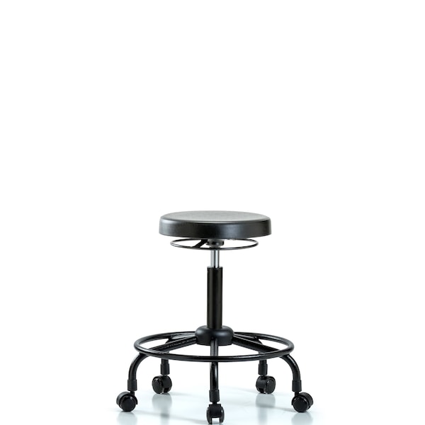 Bench Stool, Med, Poly, RT, Casters