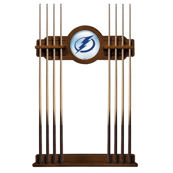Tampa Bay Lightning Cue Rack in Chardonnay Finish