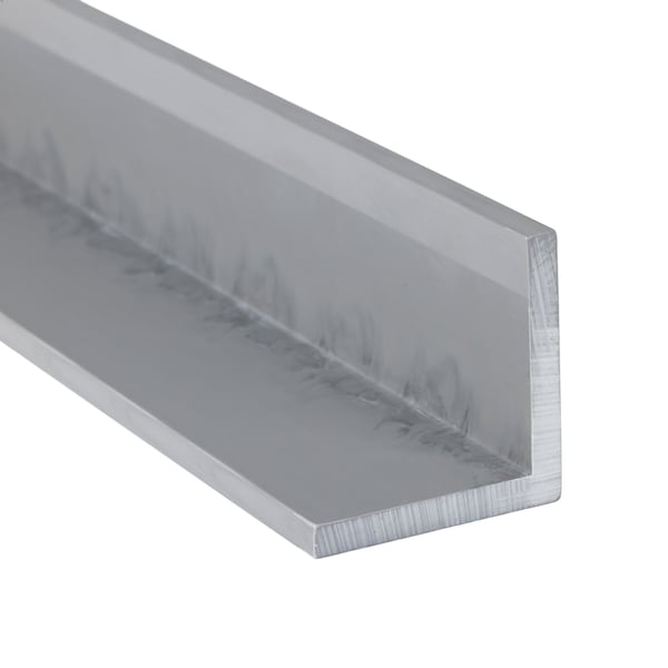 Dark Gray PVC Type 1 PVC Angle Stock, 60 in L, 0.08 in T, 7,300 psi, Smooth