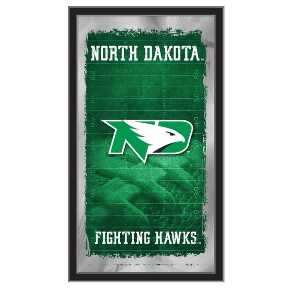 North Dakota 15" x 26" Football Mirror